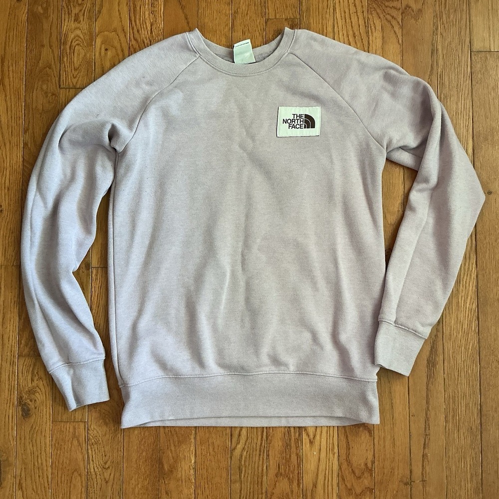 The North Face Mystic Rose Heather Women's Heritage Crewneck Sweatshirt Size SP